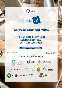 SCIENZA E TECNICA LATTIERO-CASEARIA organizza il convegno digitale "LattePiù"